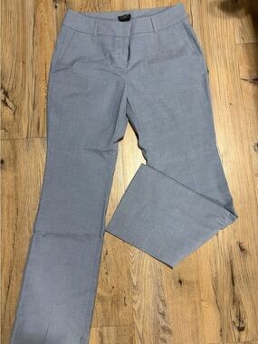 Ann Taylor Modern Petite Dress Pants in Light Grayish Blue
